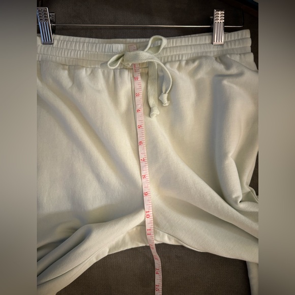 Madewell MWL Superbrushed Easygoing Sweatpants. Color Iced Mint. - Picture 9 of 10